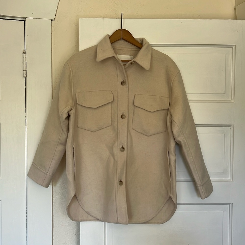 Oak + Fort Shirt Jacket. NWT
